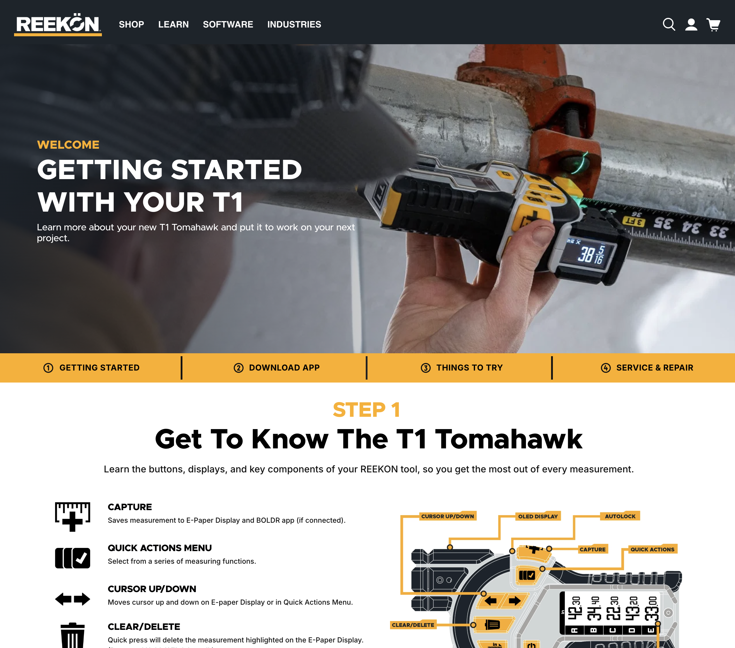 REEKON Getting Started with T1 Tomahawk Digital Tape Measure.png
