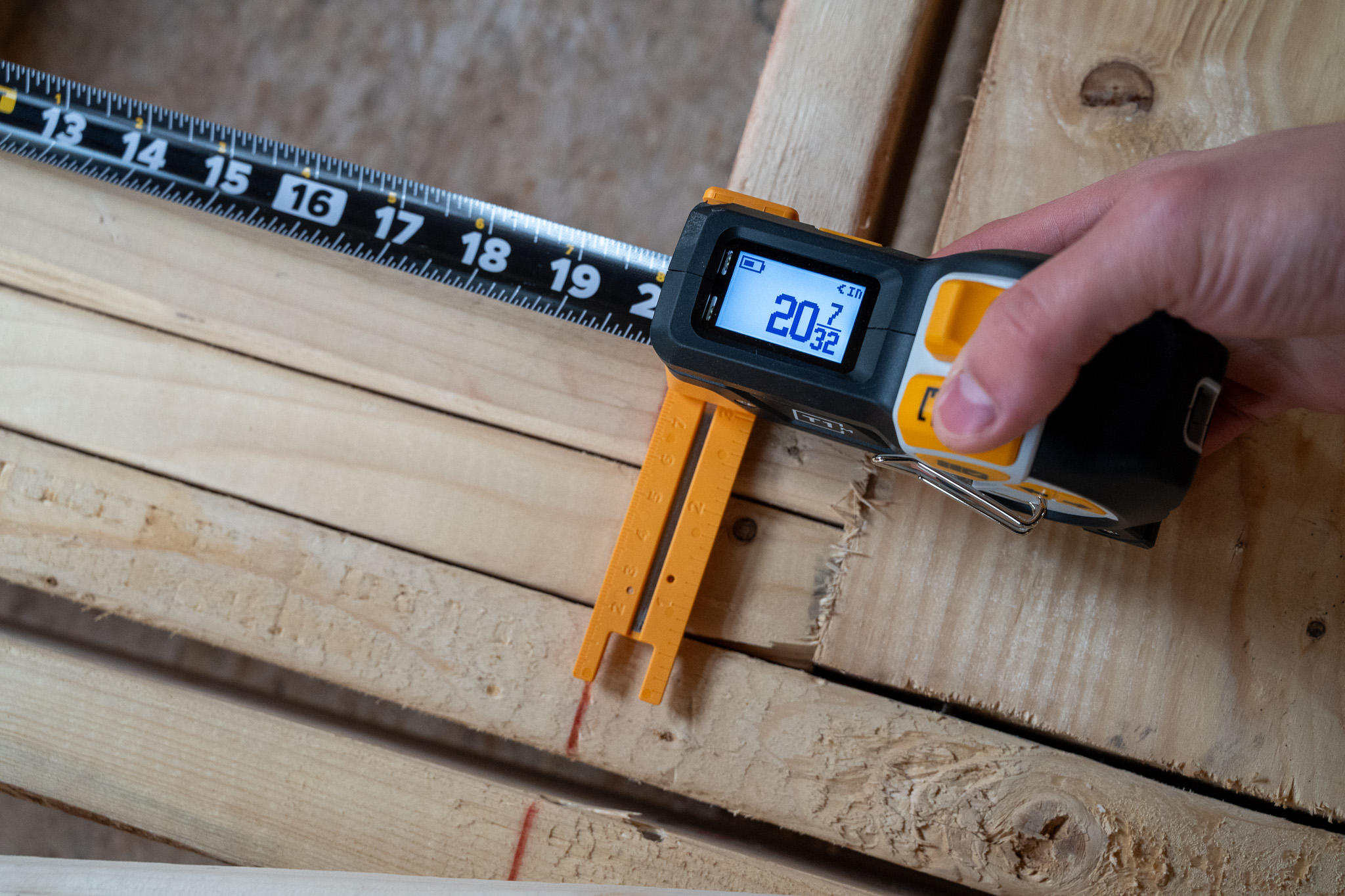 T1M Digital Tape Measure Reference Square